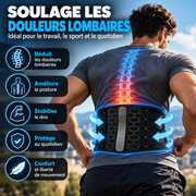 Ceinture de maintien lombaire Yverse vue de face