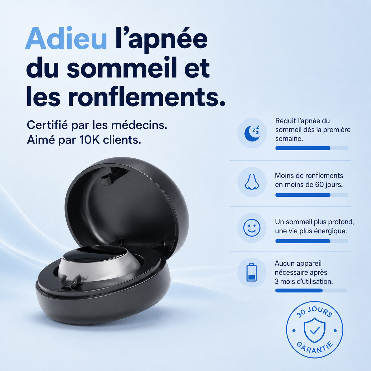 SleepPro™ | Solution Anti-Ronflement